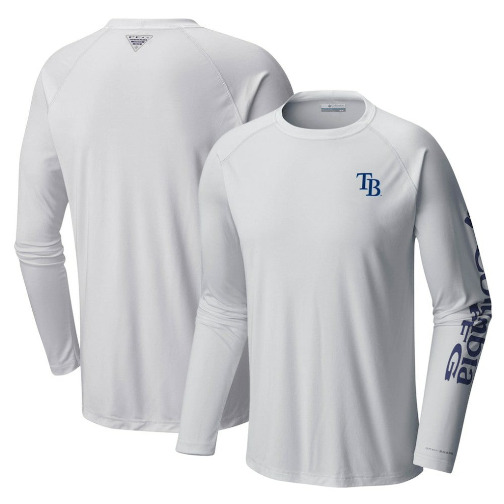 Tampa Bay Rays Columbia Terminal Tackle Long Sleeve T-Shirt - MLB T-shirts