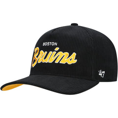 Boston Bruins '47 Crosstown Corduroy Hitch Adjustable Hat - NHL Hats