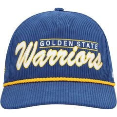 Royal Golden State Warriors '47 Double Header Sidepatch Cord Hitch Adjustable Hat sale | NBA