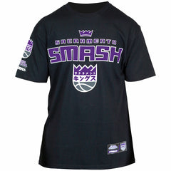 Black Sacramento Kings Hyperfly Unisex NBA x My Hero Academia All Might Smash T-Shirt | NBA