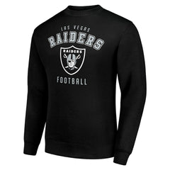 Las Vegas Raiders Starter Team Logo Pullover Sweatshirt | NFL Outlet
