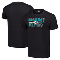 Miami Dolphins Starter Team Mesh Print Graphic T-Shirt | NFL Outlet