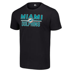 Miami Dolphins Starter Team Mesh Print Graphic T-Shirt | NFL Outlet