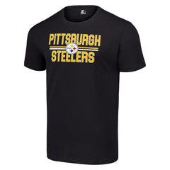Pittsburgh Steelers Starter Team Mesh Print Graphic T-Shirt | NFL Discount
