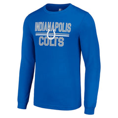 Indianapolis Colts Starter Team Mesh Print Graphic Long Sleeve T-Shirt | NFL Outlet