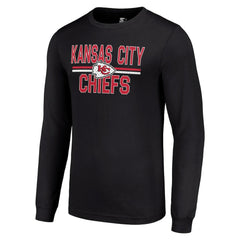 Kansas City Chiefs Starter Team Mesh Print Graphic Long Sleeve T-Shirt | NFL Sale