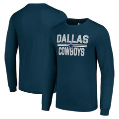 Dallas Cowboys Starter Team Mesh Print Graphic Long Sleeve T-Shirt | NFL Hot