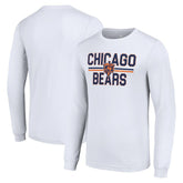 Chicago Bears Starter Team Mesh Print Graphic Long Sleeve T-Shirt | NFL New