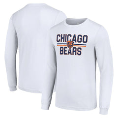 Chicago Bears Starter Team Mesh Print Graphic Long Sleeve T-Shirt | NFL New