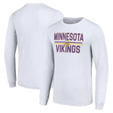 Minnesota Vikings Starter Team Mesh Print Graphic Long Sleeve T-Shirt | NFL New
