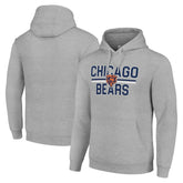 Chicago Bears Starter Unisex Team Mesh Print Graphic Tri-Blend Pullover Hoodie | NFL New