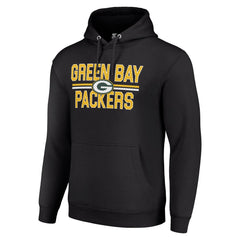 Green Bay Packers Starter Unisex Team Mesh Print Graphic Tri-Blend Pullover Hoodie | NFL New