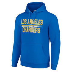 Los Angeles Chargers Starter Unisex Team Mesh Print Graphic Tri-Blend Pullover Hoodie | NFL On sale