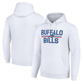 Buffalo Bills Starter Unisex Team Mesh Print Graphic Tri-Blend Pullover Hoodie | NFL Sale
