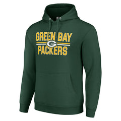 Green Bay Packers Starter Unisex Team Mesh Print Graphic Tri-Blend Pullover Hoodie | NFL New