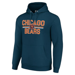Chicago Bears Starter Unisex Team Mesh Print Graphic Tri-Blend Pullover Hoodie | NFL On sale
