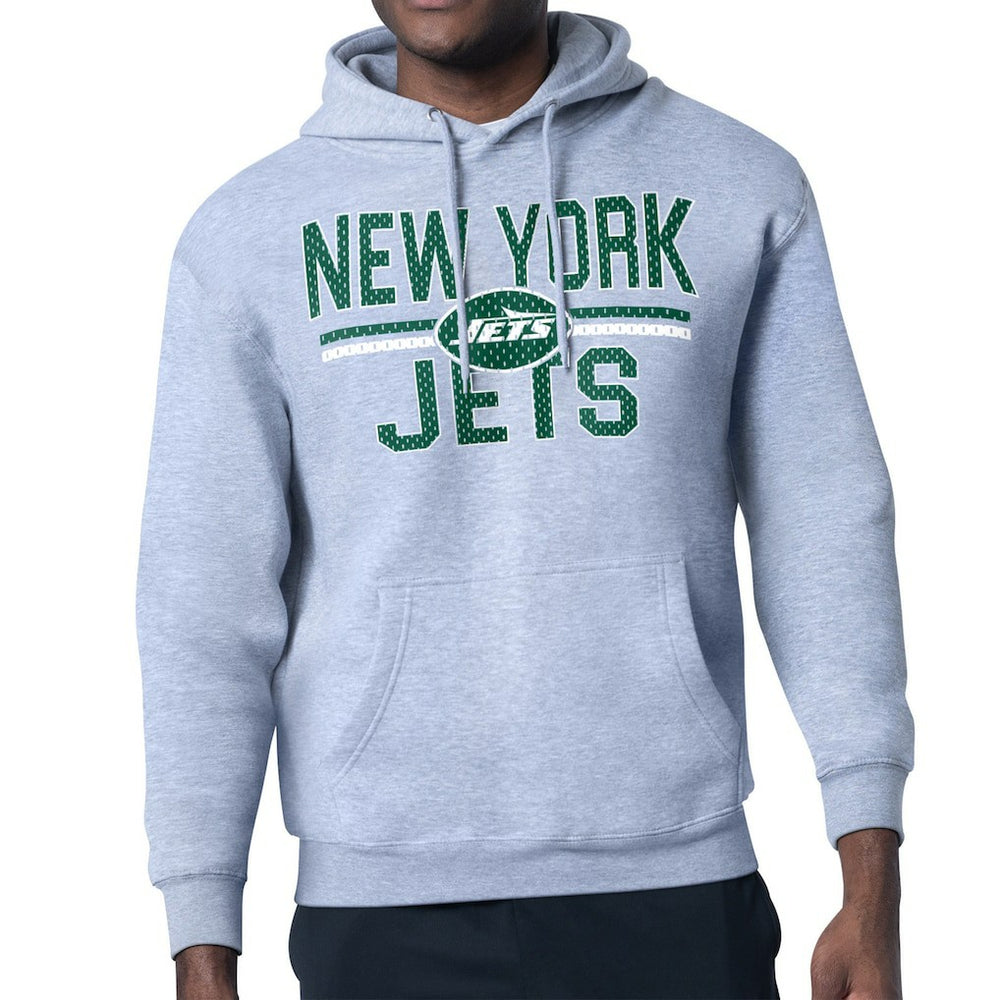 New York Jets Starter Unisex Team Mesh Print Graphic Tri-Blend Pullover Hoodie | NFL On sale