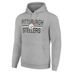 Pittsburgh Steelers Starter Unisex Team Mesh Print Graphic Tri-Blend Pullover Hoodie | NFL Online