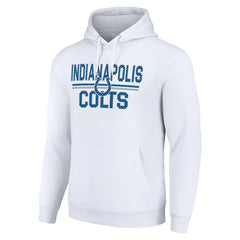Indianapolis Colts Starter Unisex Team Mesh Print Graphic Tri-Blend Pullover Hoodie | NFL US