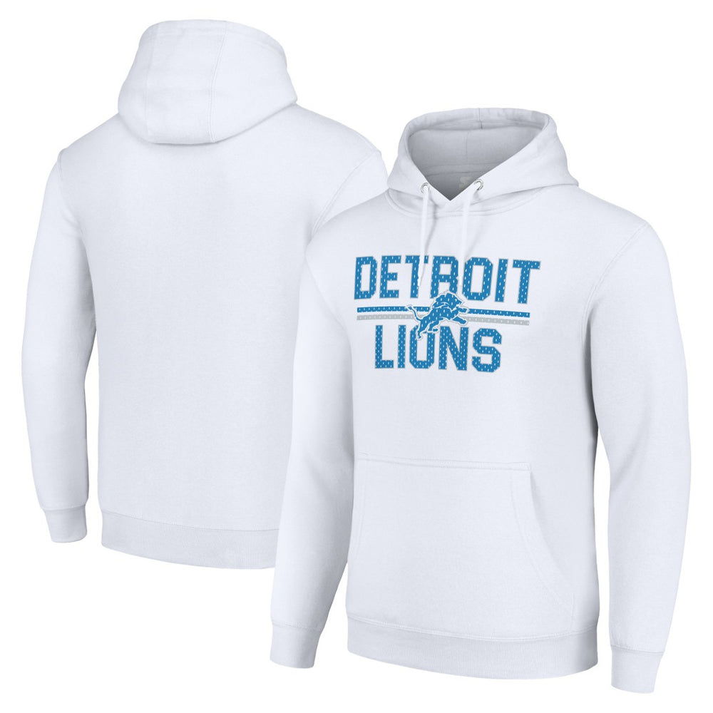Detroit Lions Starter Unisex Team Mesh Print Graphic Tri-Blend Pullover Hoodie | NFL Near me