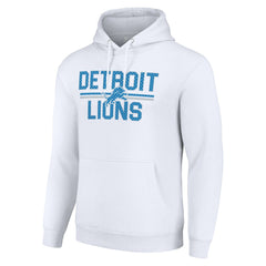 Detroit Lions Starter Unisex Team Mesh Print Graphic Tri-Blend Pullover Hoodie | NFL Near me