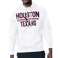 Houston Texans Starter Unisex Team Mesh Print Graphic Tri-Blend Pullover Hoodie | NFL Outlet