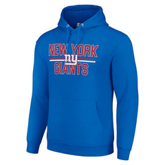 New York Giants Starter Unisex Team Mesh Print Graphic Tri-Blend Pullover Hoodie | NFL Outlet