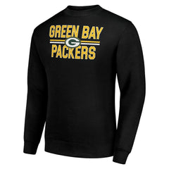 Green Bay Packers Starter Team Mesh Print Graphic Pullover Sweatshirt | NFL Discount