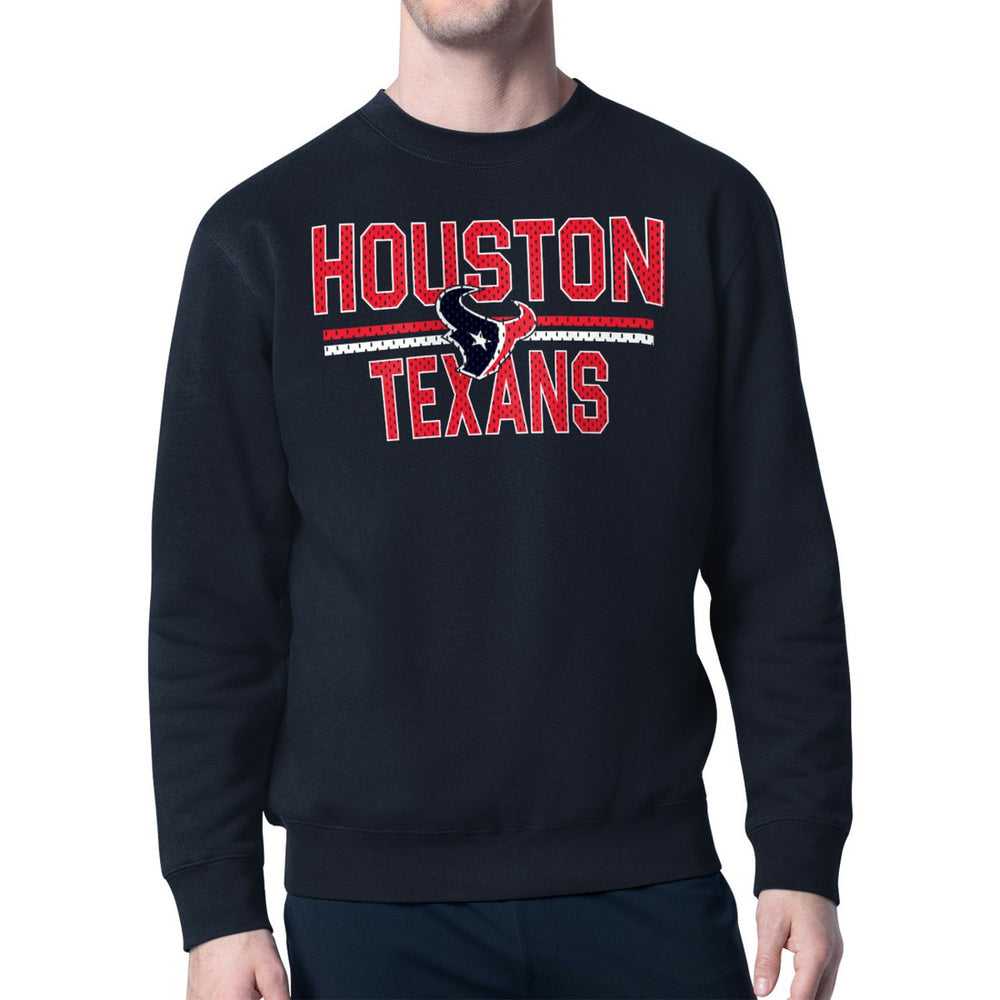 Houston Texans Starter Team Mesh Print Graphic Pullover Sweatshirt | NFL Near me