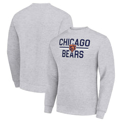 Chicago Bears Starter Team Mesh Print Graphic Pullover Sweatshirt | NFL Discount
