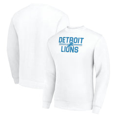 Detroit Lions Starter Team Mesh Print Graphic Pullover Sweatshirt | NFL Online