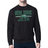 New York Jets Starter Team Mesh Print Graphic Pullover Sweatshirt | NFL Discount
