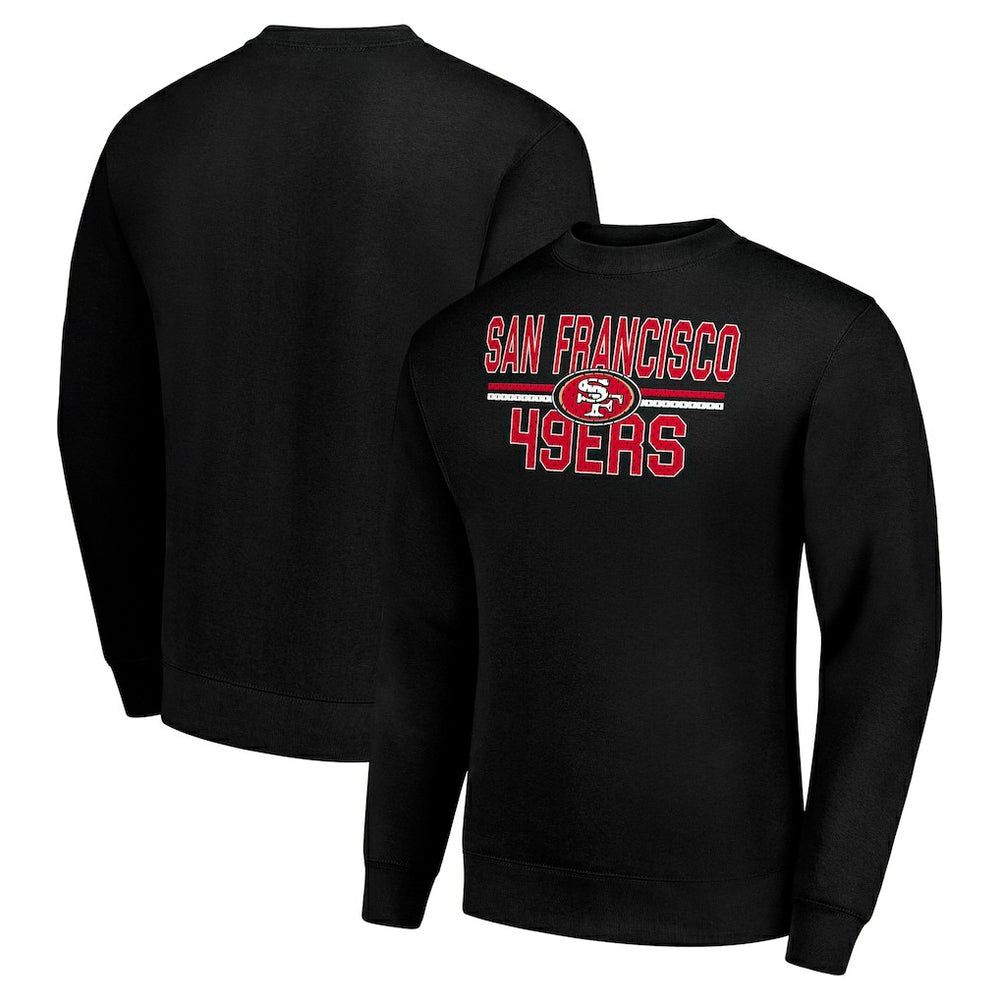 San Francisco 49ers Starter Team Mesh Print Graphic Pullover Sweatshirt | NFL Discount