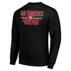 San Francisco 49ers Starter Team Mesh Print Graphic Pullover Sweatshirt | NFL Discount
