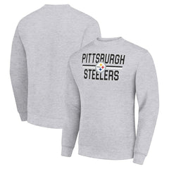 Pittsburgh Steelers Starter Team Mesh Print Graphic Pullover Sweatshirt | NFL Online