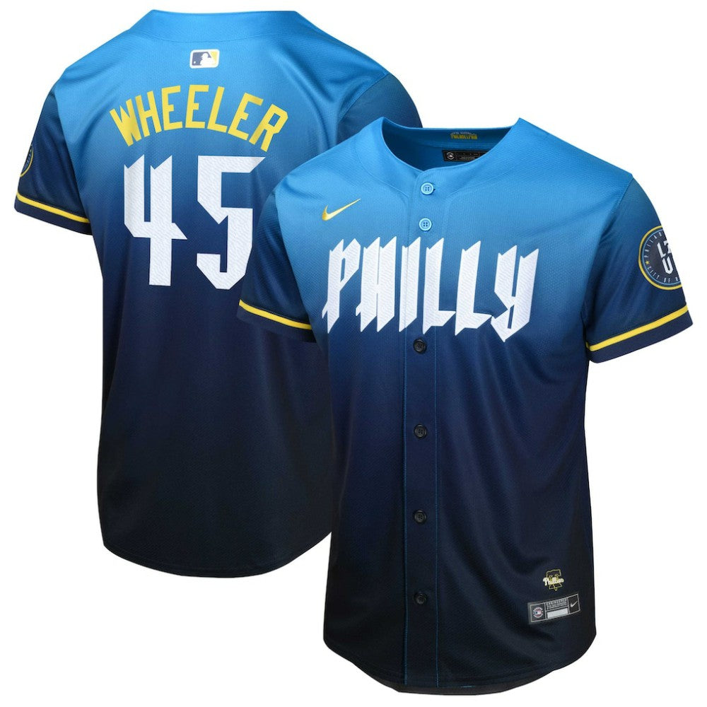 Zack Wheeler Philadelphia Phillies Nike Youth 2024 City Connect Limited Player Jersey - MLB Jerseys