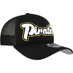 Pittsburgh Pirates New Era Retro Bold A-Frame Trucker 9FORTY Adjustable Hat - MLB Hats