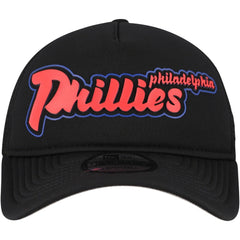 Philadelphia Phillies New Era Retro Bold A-Frame Trucker 9FORTY Adjustable Hat - MLB Hats