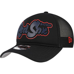 Boston Red Sox New Era Retro Bold A-Frame Trucker 9FORTY Adjustable Hat - MLB Hats