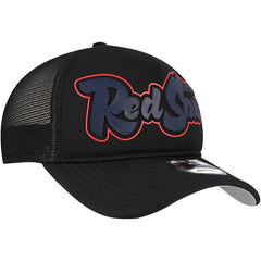 Boston Red Sox New Era Retro Bold A-Frame Trucker 9FORTY Adjustable Hat - MLB Hats