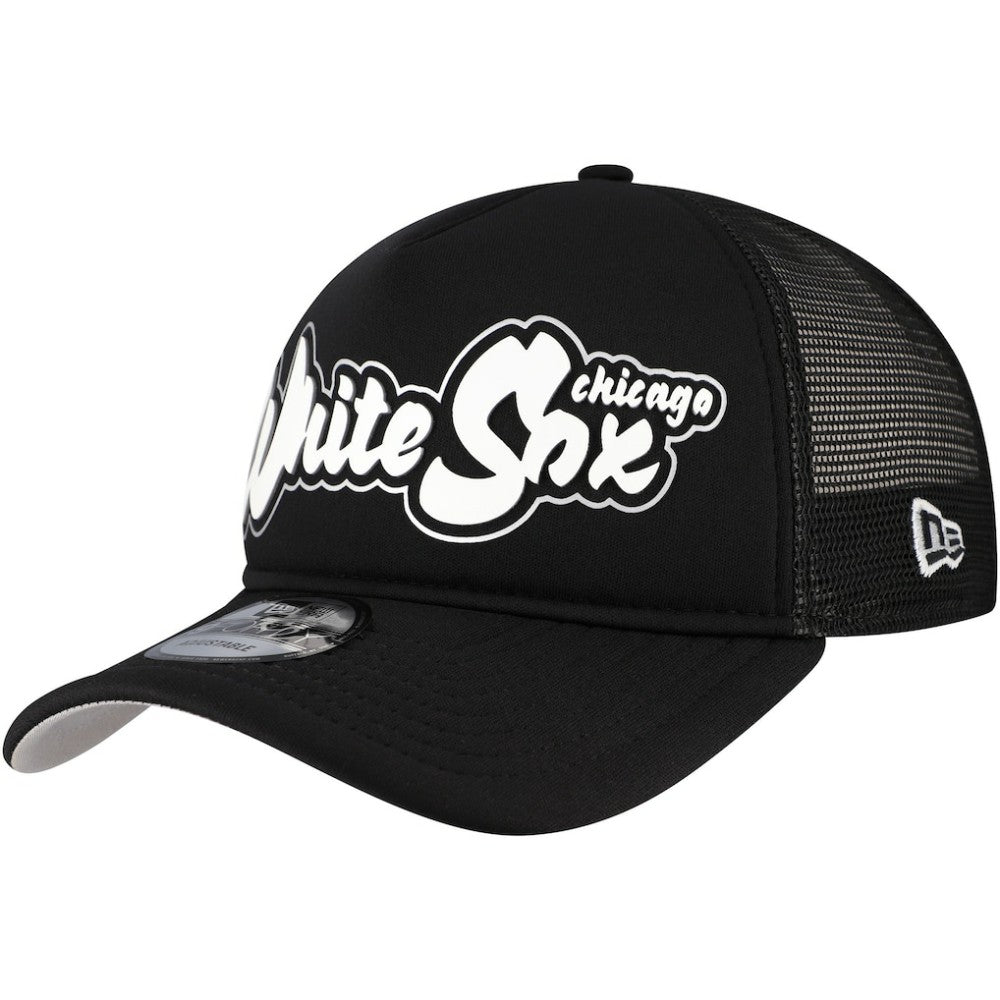 Chicago White Sox New Era Retro Bold A-Frame Trucker 9FORTY Adjustable Hat - MLB Hats