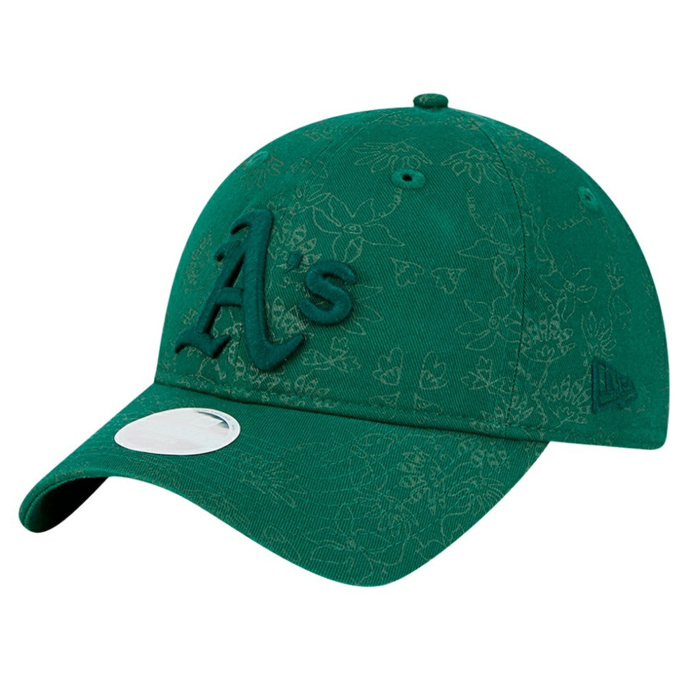Athletics New Era Women's Tonal Floral 9TWENTY Adjustable Hat - MLB Hats