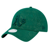 Athletics New Era Women's Tonal Floral 9TWENTY Adjustable Hat - MLB Hats