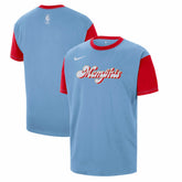 Light Blue Memphis Grizzlies 2024/25 City Edition Courtside Color Block T-Shirt | NBA