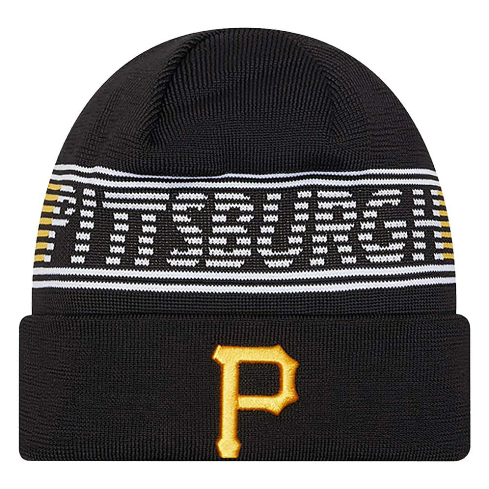Pittsburgh Pirates New Era Authentic Collection Cuffed Knit Hat - MLB Hats