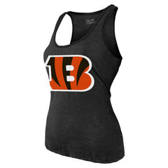 Cincinnati Bengals Joe Burrow Majestic Threads Women's Name & Number Tri-Blend Tank Top | NFL Outlet