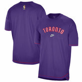 Purple Toronto Raptors 2024/25 Classic Edition Pregame Shooting T-Shirt | NBA