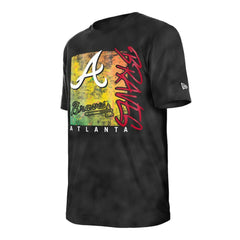 Atlanta Braves New Era Women's Sport Classics Enzyme Wash Oversized T-Shirt - MLB T-shirts