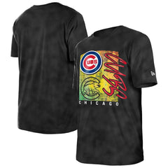 Chicago Cubs New Era Women's Sport Classics Enzyme Wash Oversized T-Shirt - MLB T-shirts