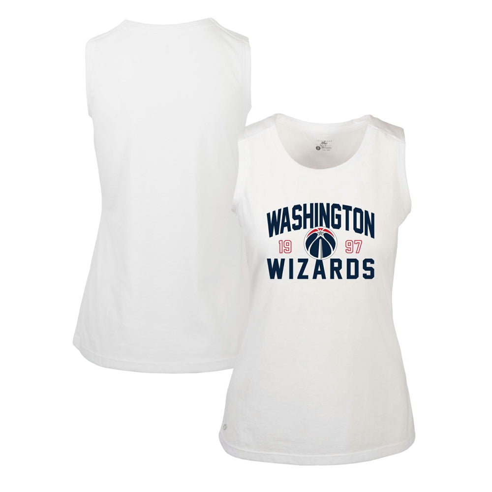 White Washington Wizards Levelwear Women's Macy Tank Top | NBA